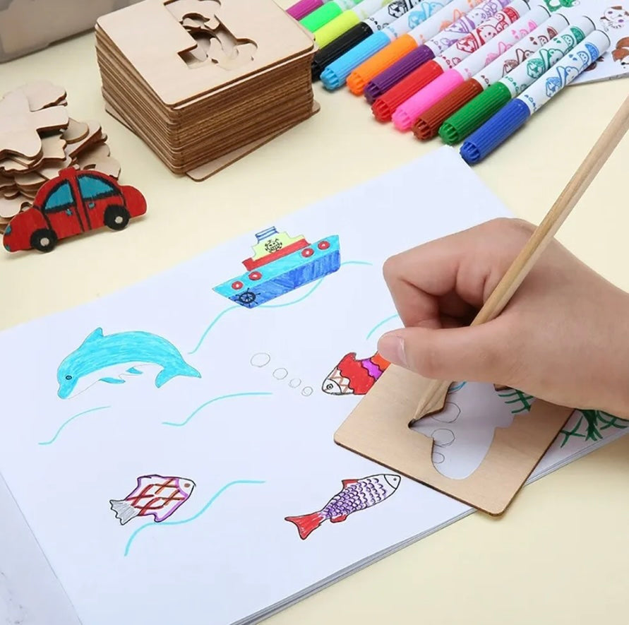 Toddlers Art Template™ - Pochoirs éducatifs et ludiques